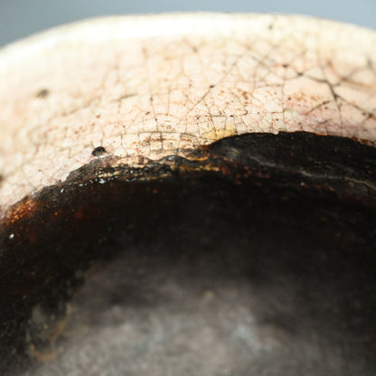 Antique Japanese Chawan Tea Bowl ー本阿弥 光瑳 “根分茶碗”