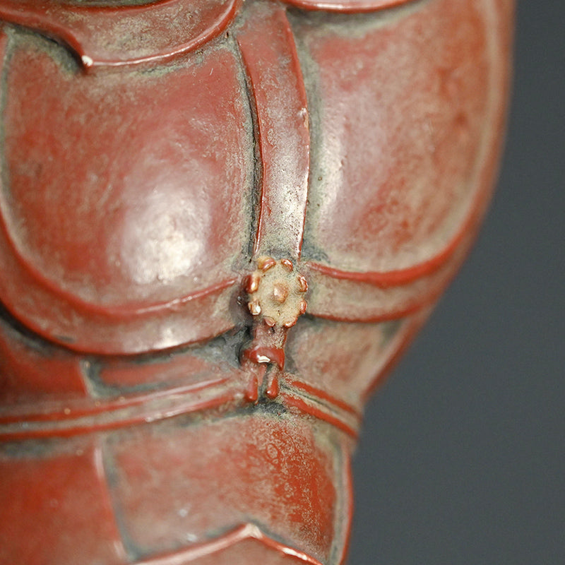 Basara Okimono Buddhist Sculpture ー市川 鉄琅 "伐折羅 大将像"