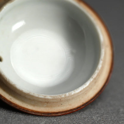 Antique Japanese Porcelain Kutani Sencha Tea Set, Koyama ー金蘭手九谷 煎茶々碗 五客