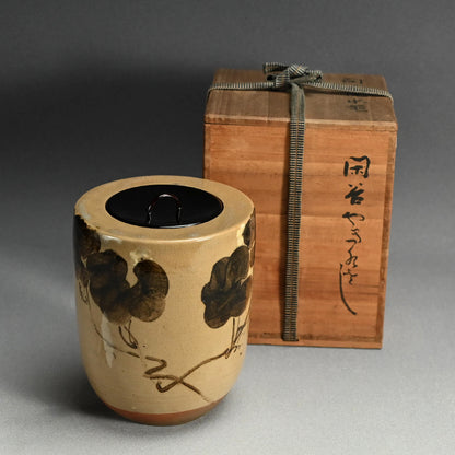 Antique Japanese Mushiake yaki Mizusashi