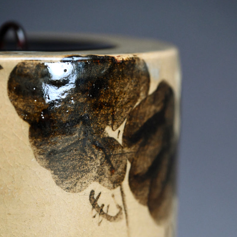 Antique Japanese Mushiake yaki Mizusashi