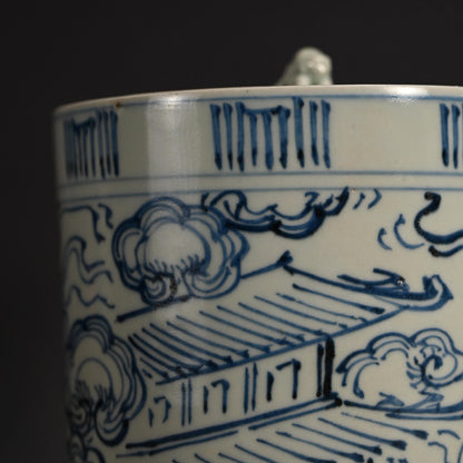 Edo p. Japanese Mizusashi, 1851 ー大綱 宗彦, 喜祐 "雲堂水指"