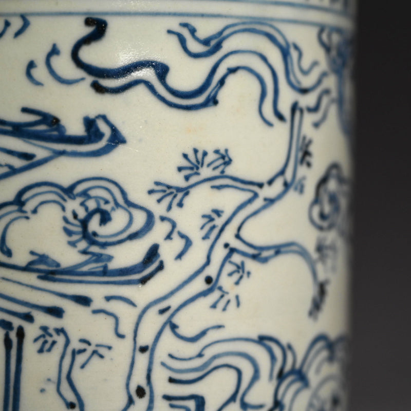 Edo p. Japanese Mizusashi, 1851 ー大綱 宗彦, 喜祐 "雲堂水指"