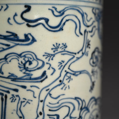 Edo p. Japanese Mizusashi, 1851 ー大綱 宗彦, 喜祐 "雲堂水指"