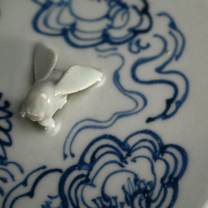 Edo p. Japanese Mizusashi, 1851 ー大綱 宗彦, 喜祐 "雲堂水指"