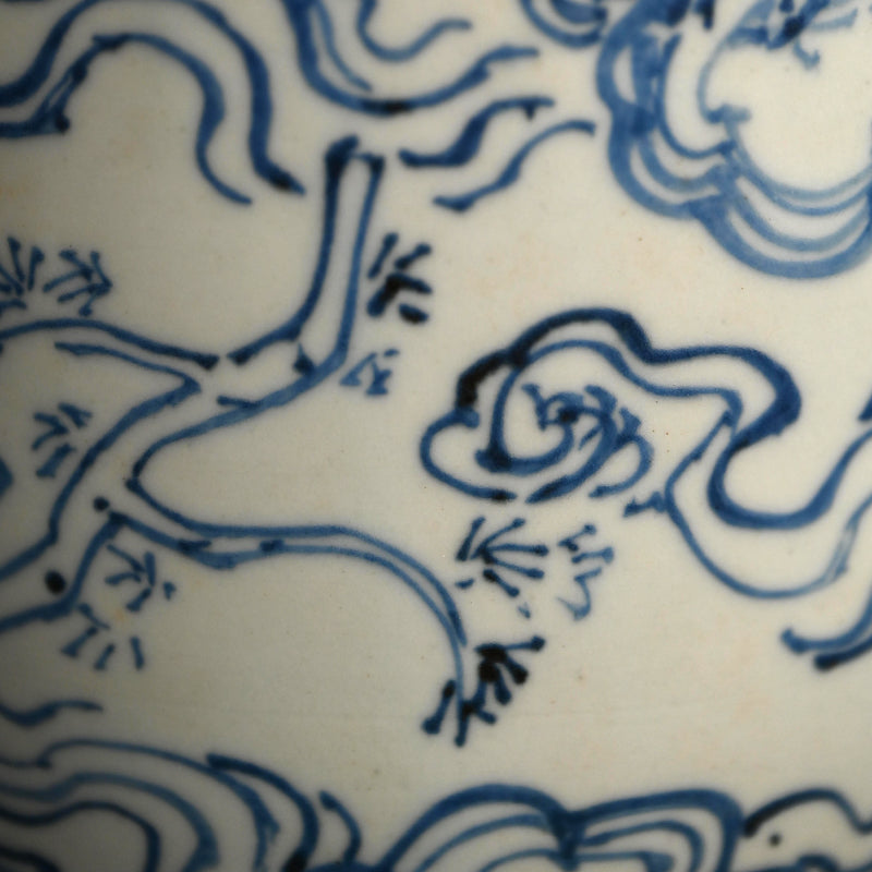 Edo p. Japanese Mizusashi, 1851 ー大綱 宗彦, 喜祐 "雲堂水指"