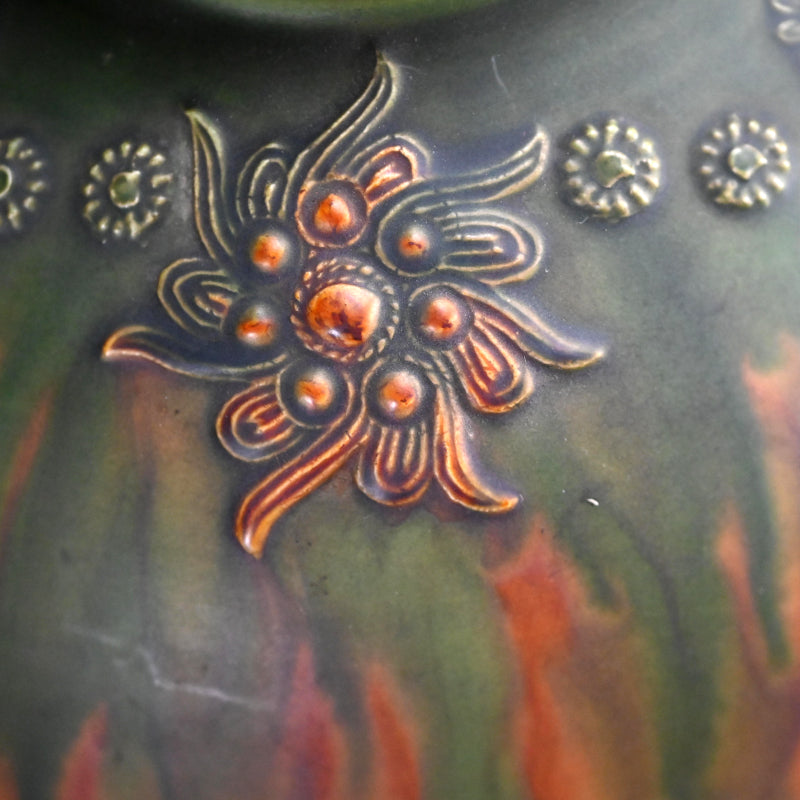 Rare! Sansai Vase ー宮永 東山 “三彩古代文 花瓶”