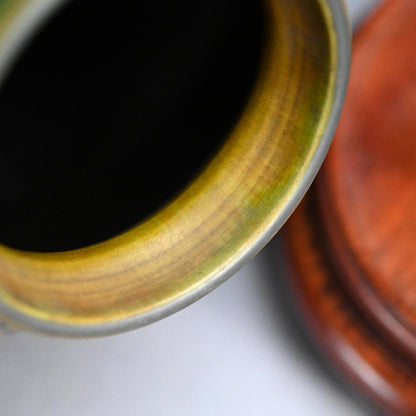 Rare! Sansai Vase ー宮永 東山 “三彩古代文 花瓶”