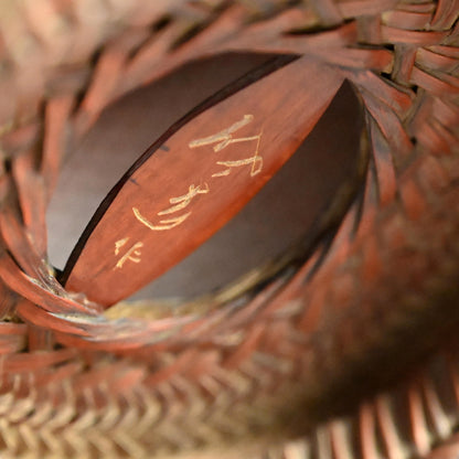 Imperial Artist Woven Bamboo Basket A ー八木澤 啓 “松風花籠”