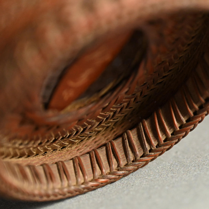 Imperial Artist Woven Bamboo Basket A ー八木澤 啓 “松風花籠”