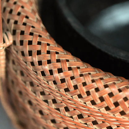Imperial Artist Bamboo Basket B ー八木澤 啓 “縄目投入籠“