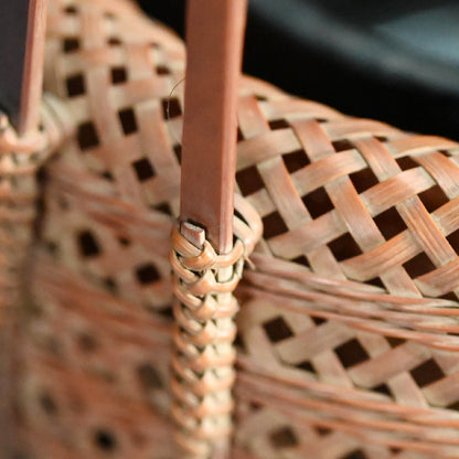 Imperial Artist Bamboo Basket B ー八木澤 啓 “縄目投入籠“