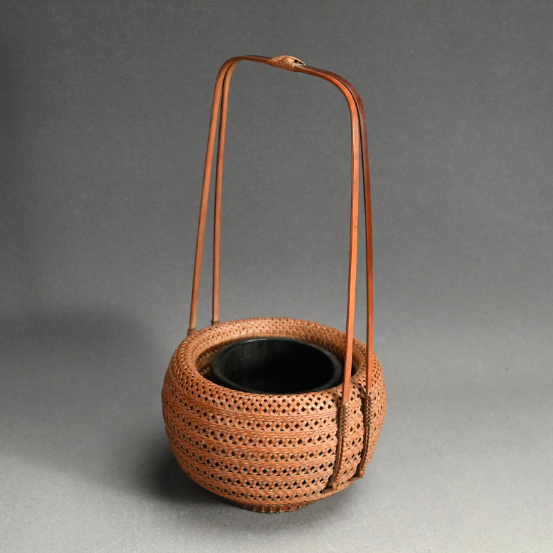 Imperial Artist Bamboo Basket B ー八木澤 啓 “縄目投入籠“