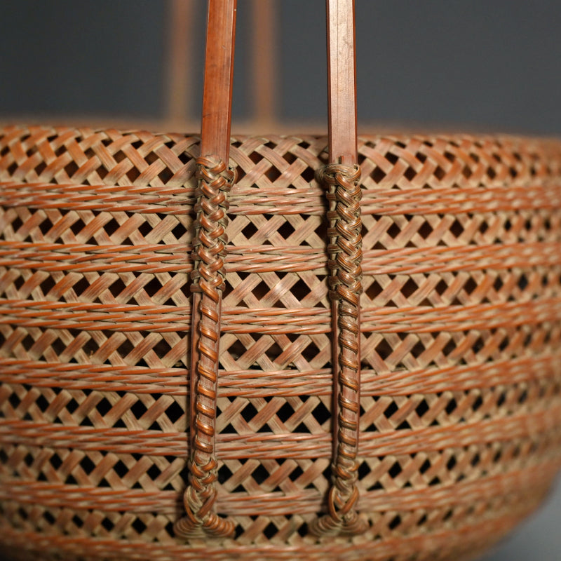 Imperial Artist Bamboo Basket B ー八木澤 啓 “縄目投入籠“
