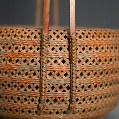 Imperial Artist Bamboo Basket B ー八木澤 啓 “縄目投入籠“