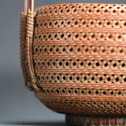 Imperial Artist Bamboo Basket B ー八木澤 啓 “縄目投入籠“
