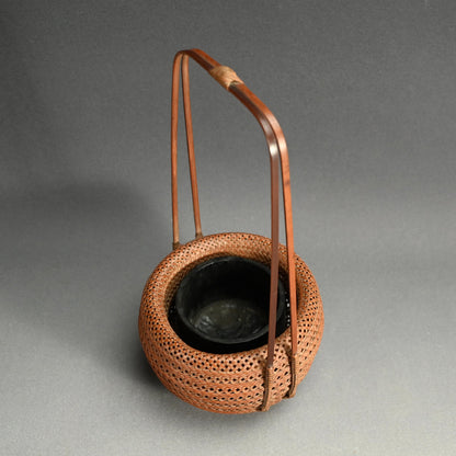 Imperial Artist Bamboo Basket B ー八木澤 啓 “縄目投入籠“