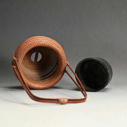 Imperial Artist Bamboo Basket B ー八木澤 啓 “縄目投入籠“
