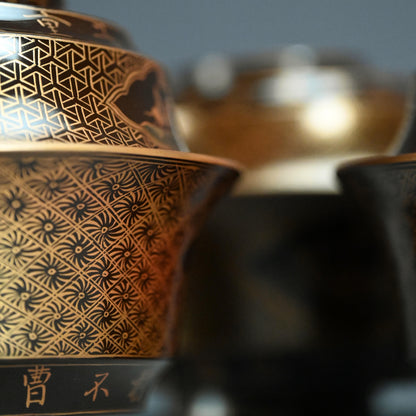 Wajima Lacquer Bowl Set From the Takahashi family personal collection ー橘屋 友七