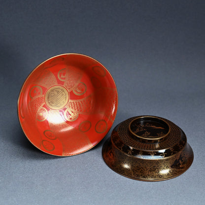 Wajima Lacquer Bowl Set From the Takahashi family personal collection ー橘屋 友七