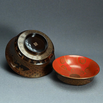 Wajima Lacquer Bowl Set From the Takahashi family personal collection ー橘屋 友七