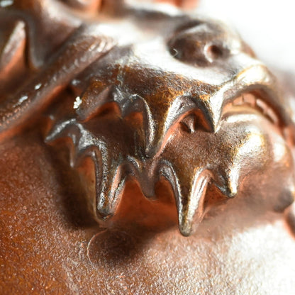 Large Antique Bronze Dragon Vase Vase ー大島 如雲 “雲龍花瓶”