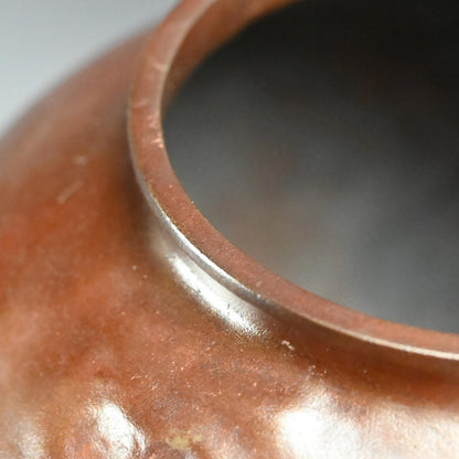 Large Antique Bronze Dragon Vase Vase ー大島 如雲 “雲龍花瓶”