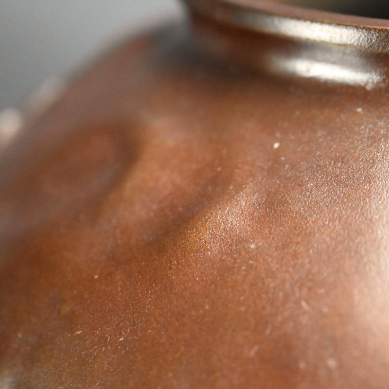 Large Antique Bronze Dragon Vase Vase ー大島 如雲 “雲龍花瓶”