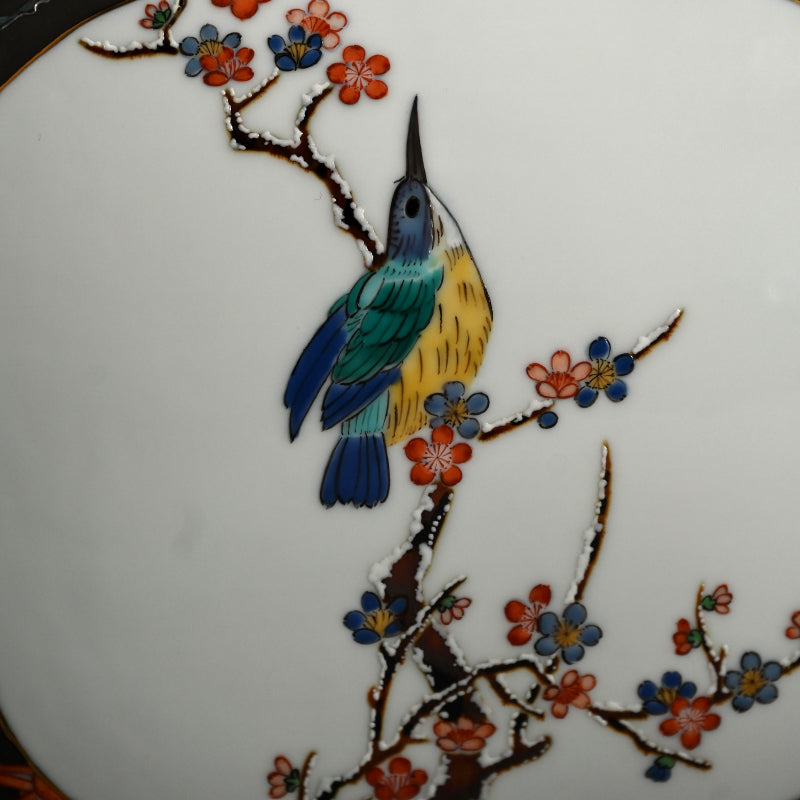 Unusual Platinum Glazed Porcelain Vase ー山本 一洋 “純プラチナ彩 晩秋”