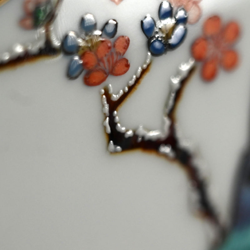 Unusual Platinum Glazed Porcelain Vase ー山本 一洋 “純プラチナ彩 晩秋”