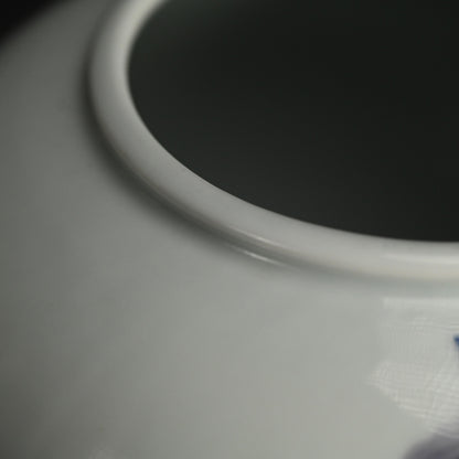 Porcelain Vase, Iris ー宮川 (真葛) 香山 "復興記念 横濱大博覧會 昭和十年"