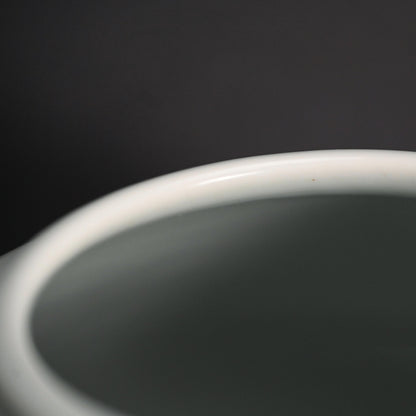 Porcelain Vase, Iris ー宮川 (真葛) 香山 "復興記念 横濱大博覧會 昭和十年"