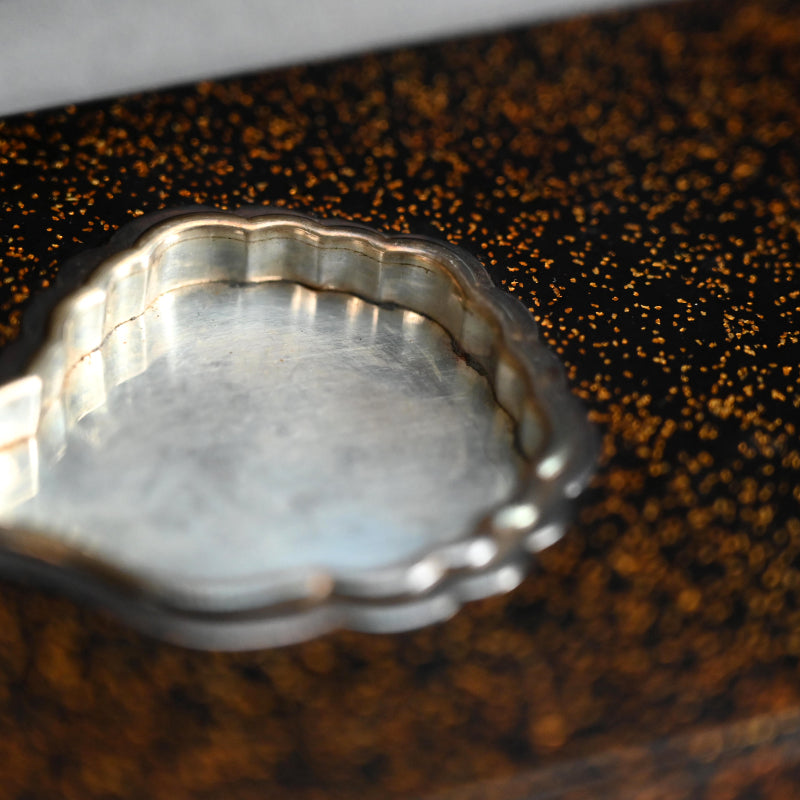 Incredible Mother of Pearl Inlay Suzuri Bako Lacquer Writing Box