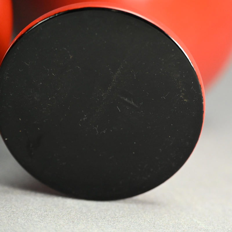 Antique Japanese Negoro Heishi Lacquered Vase Set