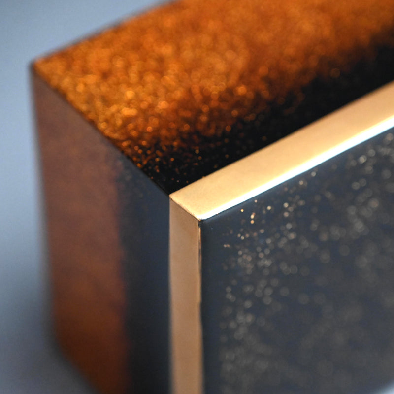 Contemporary Lacquer Box ー呉藤 穣太郎 "漆板研出し蒔絵小箱秋陽"