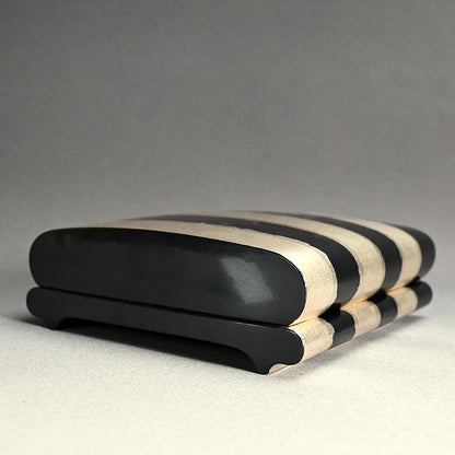 Contemporary Japanese Metal-Craft Box ー田中 照一 "ストライプ箱"