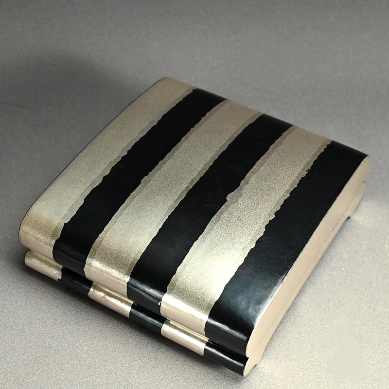 Contemporary Japanese Metal-Craft Box ー田中 照一 "ストライプ箱"