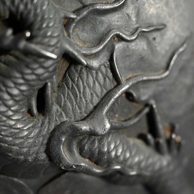 Antique Japanese Bronze Dragon Vase ー須賀 松園