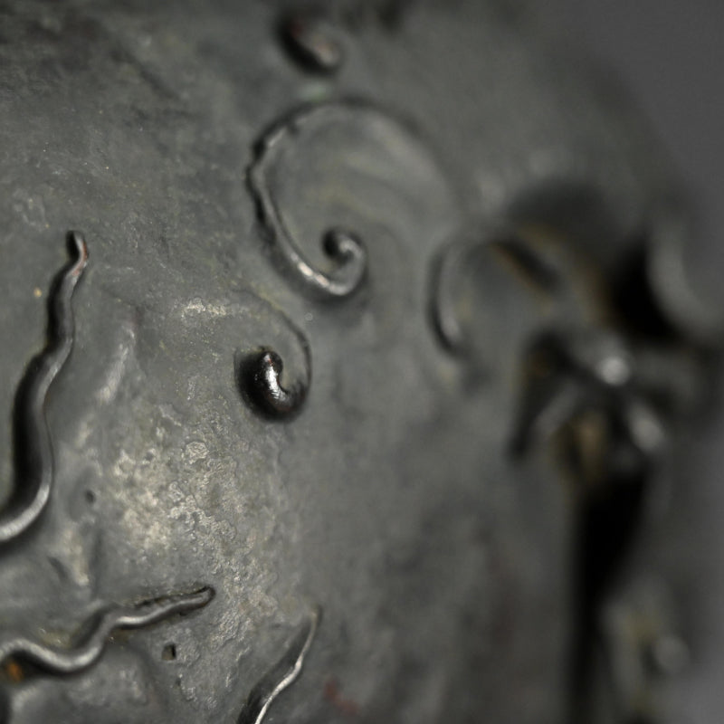 Antique Japanese Bronze Dragon Vase ー須賀 松園