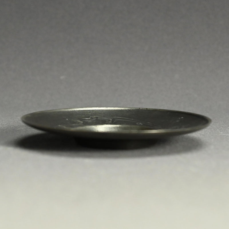 LNT Chataku Suzu (Metal) Tea Cup Coasters ー長野 垤志 “花文 錫茶托”