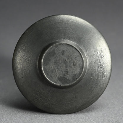 LNT Chataku Suzu (Metal) Tea Cup Coasters ー長野 垤志 “花文 錫茶托”