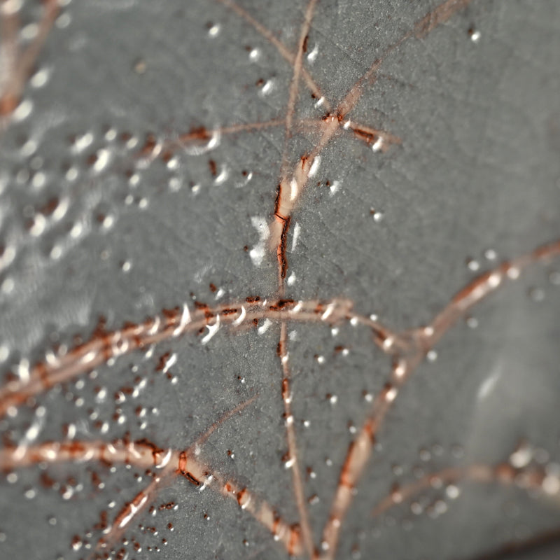 Nezumi Shino Platter ー若尾 利貞 “鼡志野長板”