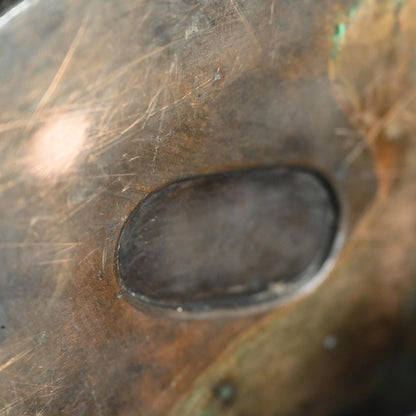 Late Edo p. Tiger in bamboo forest Bronze Okimono