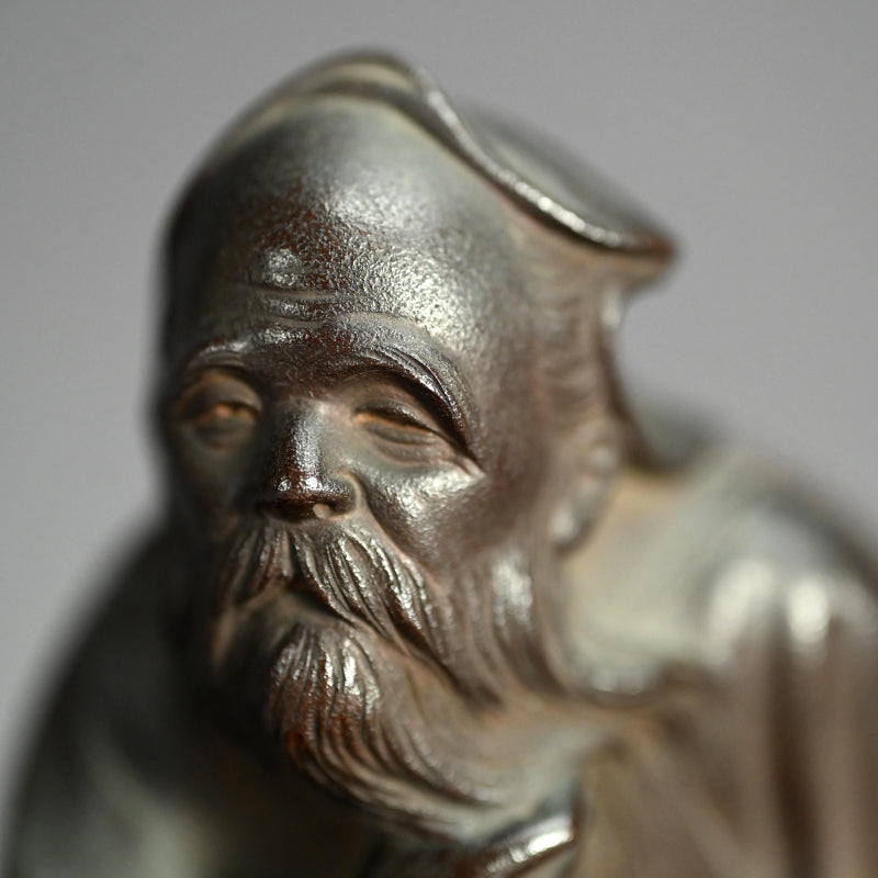 Bronze Image of Patron Saint Jiang Ziya Fishing