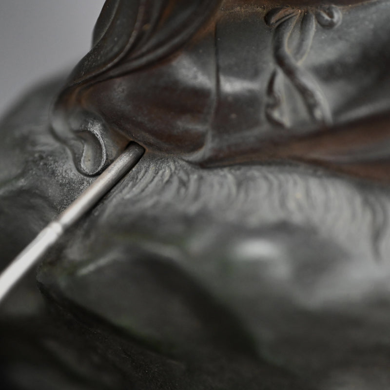 Bronze Image of Patron Saint Jiang Ziya Fishing