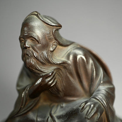 Bronze Image of Patron Saint Jiang Ziya Fishing