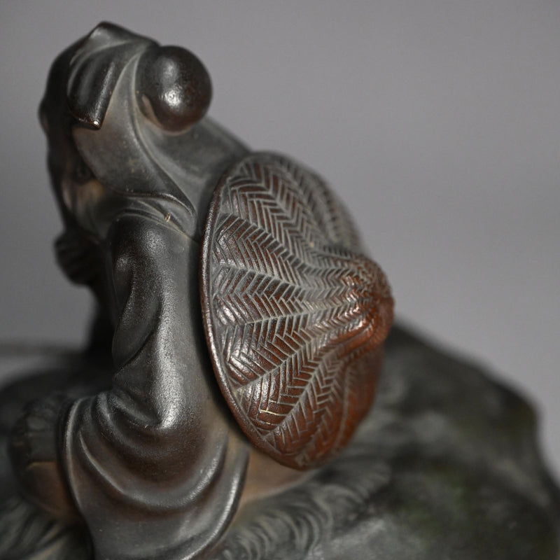 Bronze Image of Patron Saint Jiang Ziya Fishing