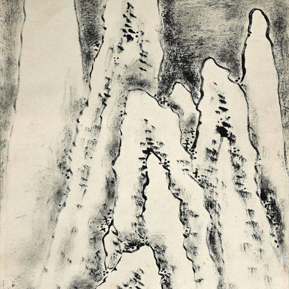 Set of Winter Landscape Scrolls ー福田 古道人 “雪景山水双幅”