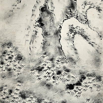 Set of Winter Landscape Scrolls ー福田 古道人 “雪景山水双幅”