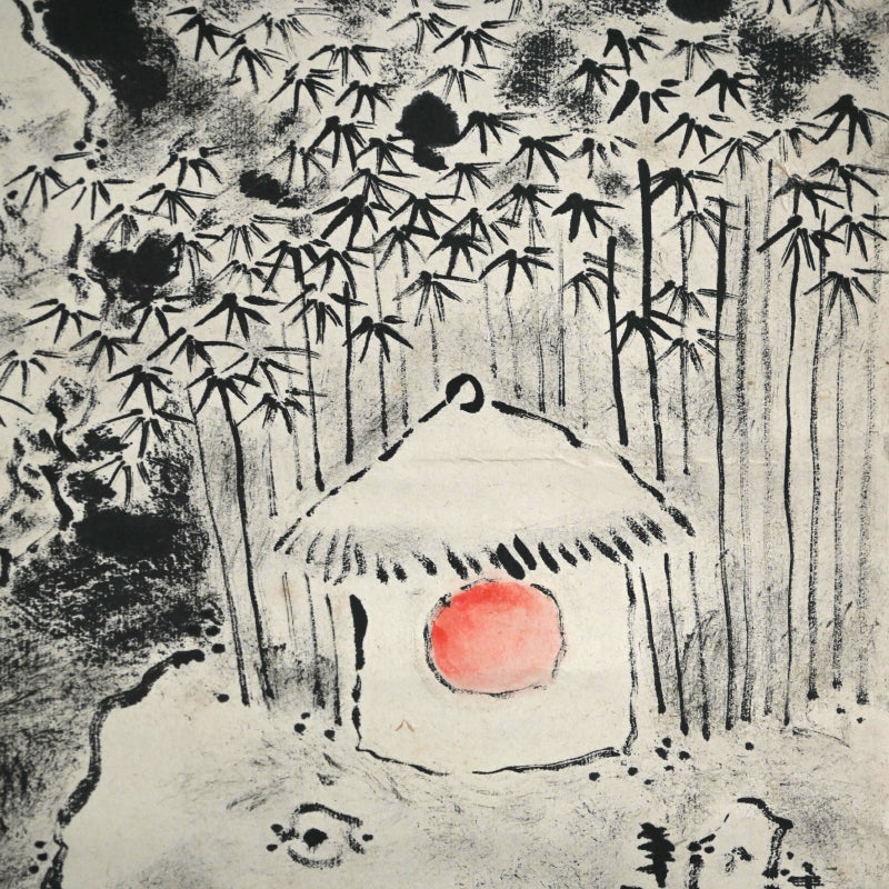 Set of Winter Landscape Scrolls ー福田 古道人 “雪景山水双幅”